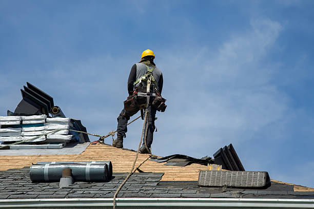 Professional Flat Roof Repair technician working in Rodeo, CA